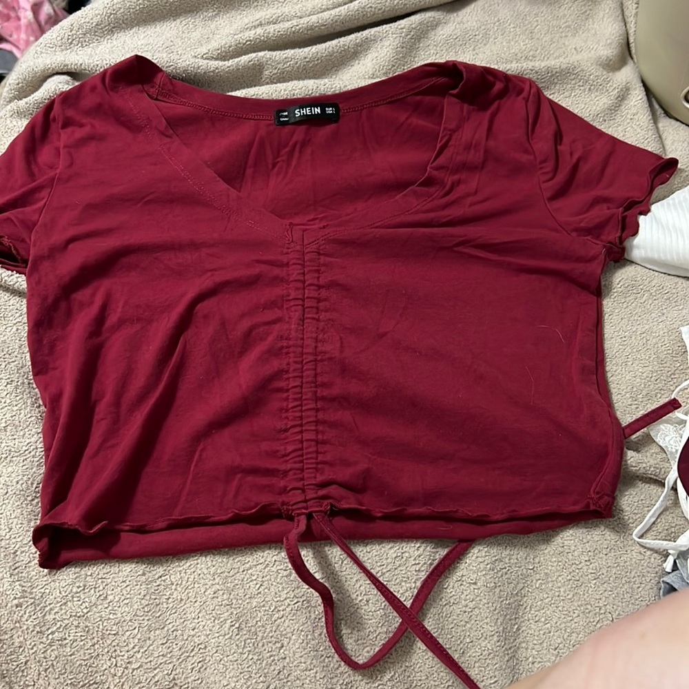Shein adjustable crop top